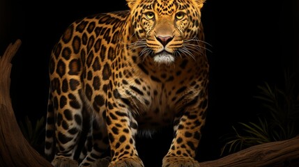 Fototapeta premium close up of leopard