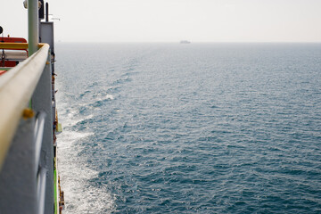 ship in the sea