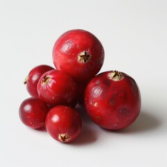 Fototapeta premium a lot of red fruits that are on the table