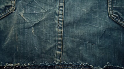 Naklejka premium Denim Jeans backdrop for design with copy space and vintage style