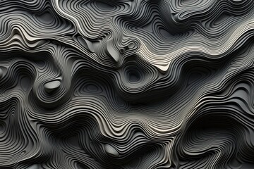 Fototapeta premium Ultra-detailed textures and bold, dynamic lines create an intricate