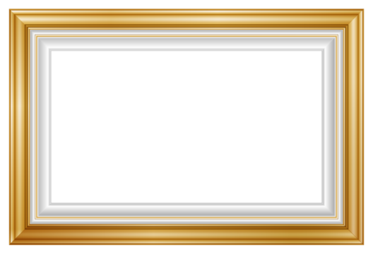 An elegant gold picture frame with hyper realistic shape. Approximate frame size 140x100 cm, high resolution 72 dpi. This image is NOT generated by Ai, the vector version is available in my gallery.
