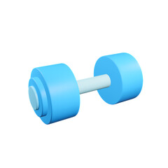 Obraz premium 3d illustration of sports dumbbell icon