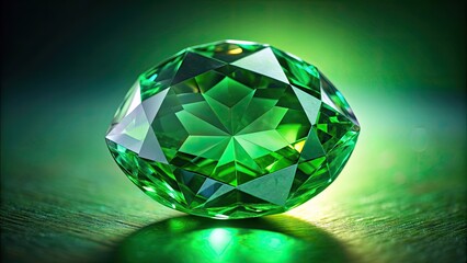 Symphony of vibrant green gemstone that enchants with its enigmatic beauty, emerald, gemstone, green, vibrant