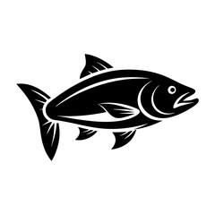 Silhouette Fish icon vector illustration design