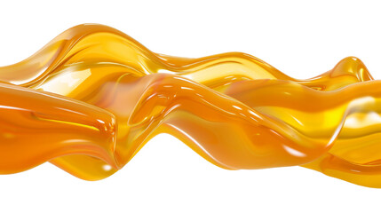 Gradient liquid rainbow with a transparent background. Ideal for graphic design element