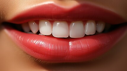 Obraz premium close up of lips