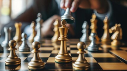 Abstract representation of a successful business strategy