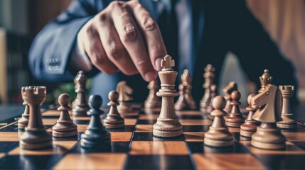 Abstract representation of a successful business strategy