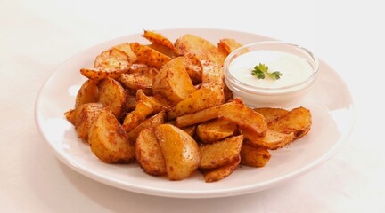 Un plato de patatas gajo