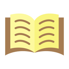 Open book Vector Flat Icon Design