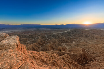 Sunset over Anza-Borrego