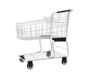 shopping cart isolated on white background or png