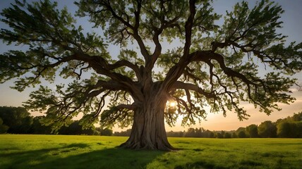 Fototapeta premium landscape with trees