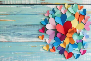 LGBTQ-positive greeting cards spreading love and support, LGBTQ, visualizing acceptance and communication