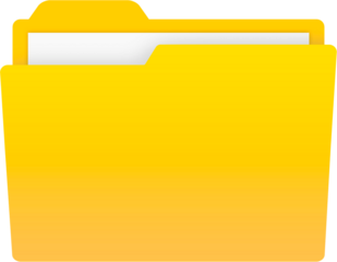folder with document