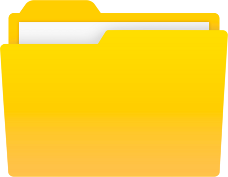 folder with document