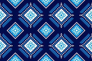 Fabric Aztec pattern background. Geometric ethnic oriental seamless pattern traditional. Mexican style. Design for wallpaper, illustration, fabric, clothing, carpet, textile, batik, embroidery.