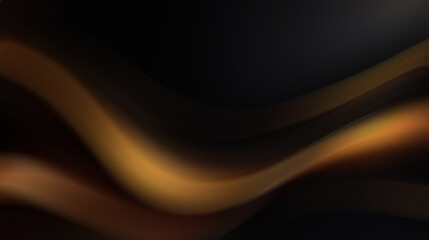 Abstract background with smooth wavy lines in shades of brown and black.