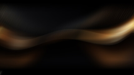 Abstract dark background with glowing wave.