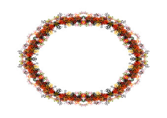 ファンタジー世界をイメージした背景フレーム