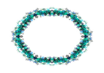 ファンタジー世界をイメージした背景フレーム