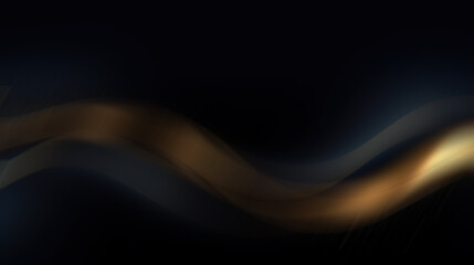 Abstract dark background with soft brown and blue waves.