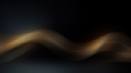 Abstract dark background with soft glowing waves.