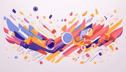 abstract music background