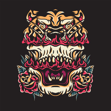 a tiger that shows no fear