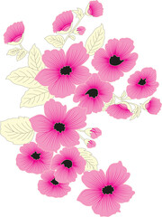 pink background