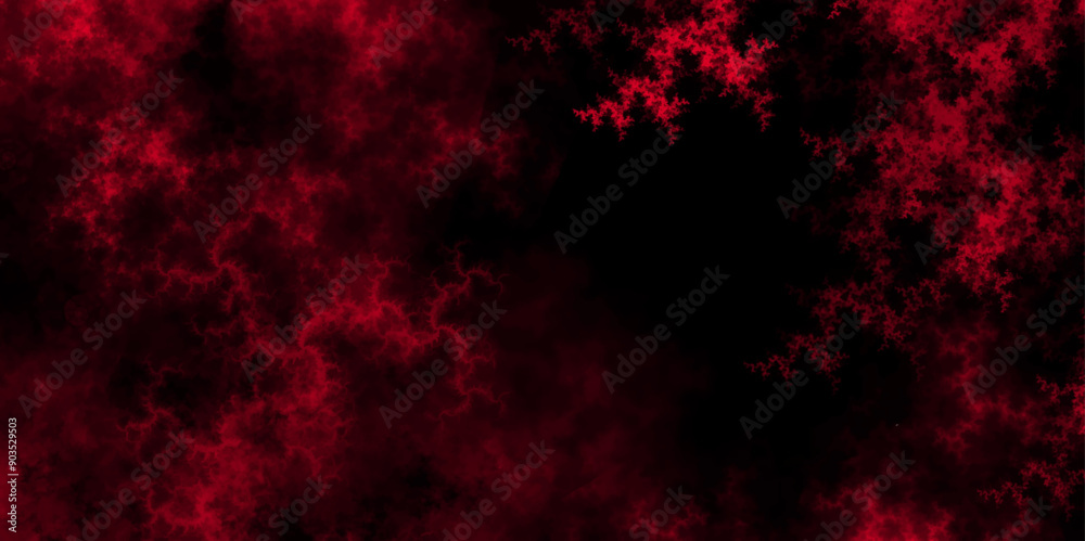 Poster abstract red and black textured smoke. grunge dark red textured painted background. abstract fire fl