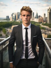 businessman in the city