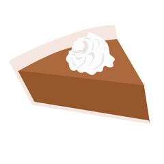 chocolate cake with cream