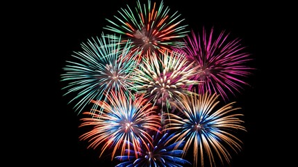 Fototapeta premium fireworks in the night sky