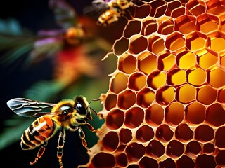 벌집 근접 사진