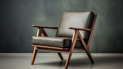 chair on black background