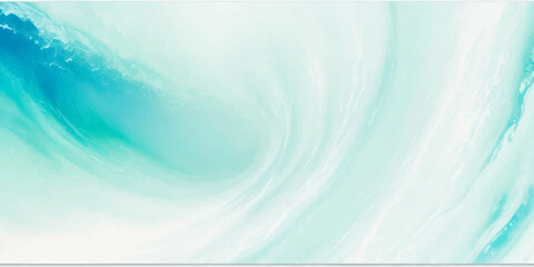abstract soft blue and green abstract water color ocean wave texture background. Banner Graphic Resource as background for ocean wave and water wave abstract graphics	