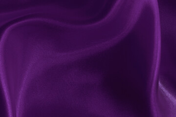 Purple fabric cloth texture for background and design art work, beautiful crumpled pattern of silk or linen.