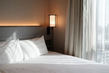 bedroom in hotel