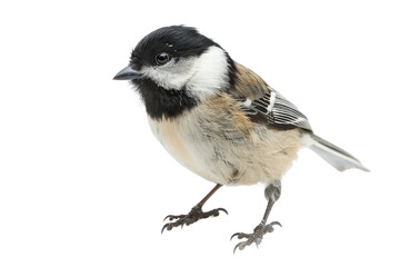 Naklejka premium Cute Black-Capped Chickadee Bird