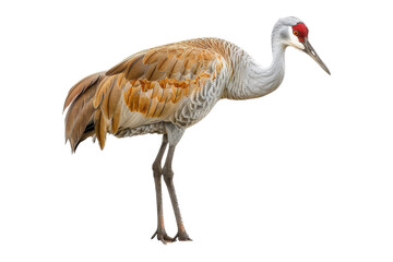Fototapeta premium Sandhill Crane isolated
