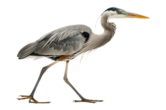 Great Blue Heron isolated