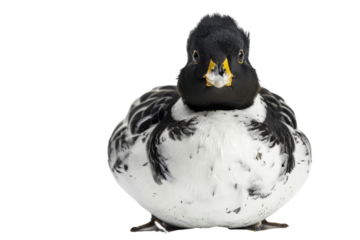Common Eider Duck Close-up Portrait