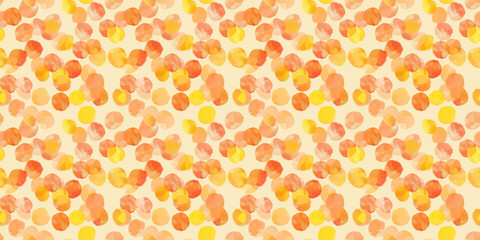 A background of light yellow dot on a light orange background
