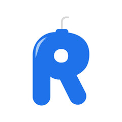Letter R Christmas Decoration