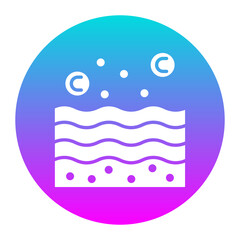 Collagen vector icon. Can be used for Skincare iconset.