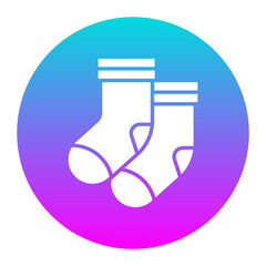 Socks vector icon. Can be used for Comfort iconset.