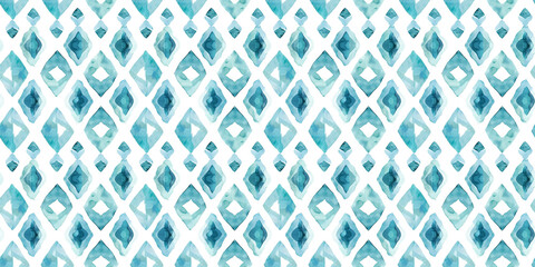 A background of turquoise diamond on a white background