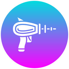 Blaster vector icon. Can be used for Science Fiction iconset.